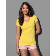 Koszulka Megan V-neck - white