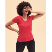 Damski T-shirt Valueweight V-Neck - white