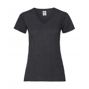 Damski T-shirt Valueweight V-Neck - dark heather grey