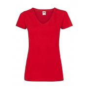 Damski T-shirt Valueweight V-Neck - red