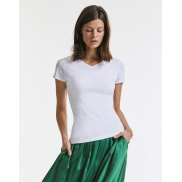 Damska koszulka Pure Organic V-Neck - white