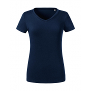 Damska koszulka Pure Organic V-Neck - french navy