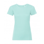 Damski T-Shirt Pure Organic - aqua