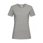 Classic-T Organic Fitted Women - grey heather