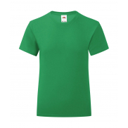 T-shirt Iconic 150 dla dziewczynki - kelly green