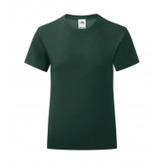 T-shirt Iconic 150 dla dziewczynki - forest green