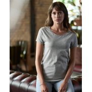 Damski T-Shirt Roll-Up - white