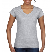 Damski V-neck Softstyle - sport grey