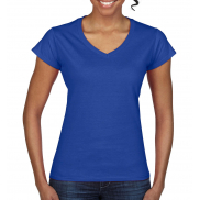 Damski V-neck Softstyle - royal