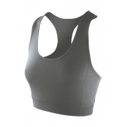 Damski Crop Top Impact Softex® - cloudy grey