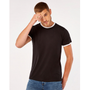 Koszulka Fashion Fit Ringer - white/black