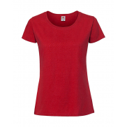 Ladies' Iconic 195 Ringspun Premium T - red