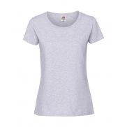 Ladies' Iconic 195 Ringspun Premium T - ash