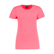 Damski T-shirt Superwash® 60º Fashion Fit - coral marl