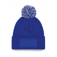 Czapka z naszywką Snowstar - bright royal/off white