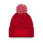 Czapka z naszywką Snowstar - classic red/off white