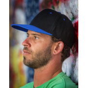 Czapka z płaskim daszkiem Bronx - white/black