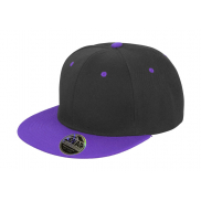 Czapka z płaskim daszkiem Bronx - black/purple