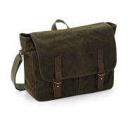 Torba Messenger Heritage Waxed Canvas - olive green