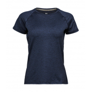 Damska koszulka COOLdry - navy melange