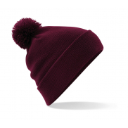Czapka Original z pomponem - burgundy