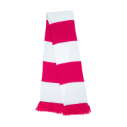 Szalik drużynowy - fuchsia/white