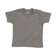 Podkoszulek niemowlęcy - heather grey melange organic