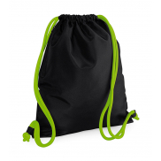 Worek Icon - black/lime green