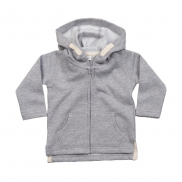 Dziecięca bluza z kapturem - heather grey melange