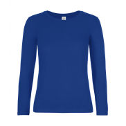 T-shirt #E190 z długim rękawem/Damski - royal blue