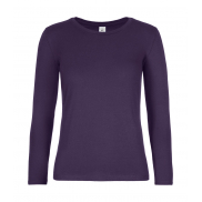 T-shirt #E190 z długim rękawem/Damski - urban purple