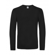 T-shirt #E190 z długim rękawem - black