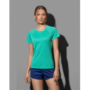 Damski T-shirt Active 140 Team Raglan - white