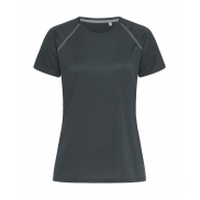 Damski T-shirt Active 140 Team Raglan - granite grey