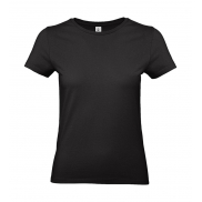 #E190 Damski T-Shirt - black