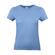 #E190 Damski T-Shirt - sky blue