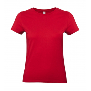 #E190 Damski T-Shirt - red