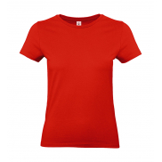 #E190 Damski T-Shirt - fire red