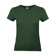 #E190 Damski T-Shirt - bottle green