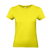 #E190 Damski T-Shirt - solar yellow