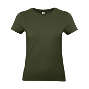 #E190 Damski T-Shirt - urban khaki
