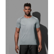 Męski T-shirt Active 140 Team Raglan - white