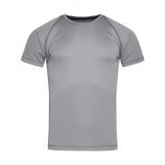 Męski T-shirt Active 140 Team Raglan - silver grey