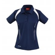 Damskie polo Spiro Team - navy/white