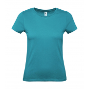 #E150 Damski T-Shirt - real turquoise