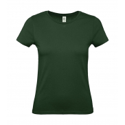 #E150 Damski T-Shirt - bottle green