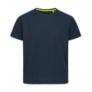 Dziecięca koszulka Active 140 Raglan - marina blue