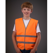 Dziecięca kamizelka odblaskowa Fluo - royal blue