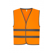 Dziecięca kamizelka odblaskowa Fluo - orange