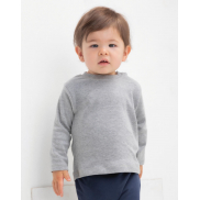 Top niemowlęcy z długim rękawem - white